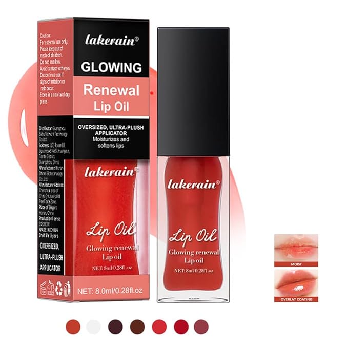 AKARY Glowing Renewal Lip Oil Nourishing Tinted Lip Glowing