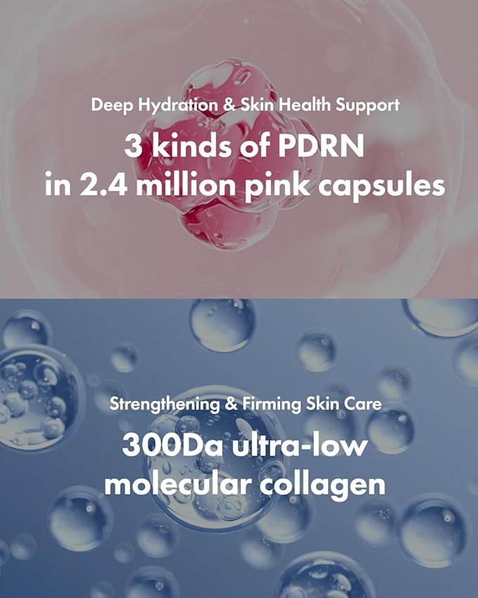 It'S SKIN Secret Solution PDRN Capsule Ampoule 2.02 fl oz, Hydrating & Firming Serum with Triple PDRN & Low Molecular Collagen, Moisturizing and Strengthening for Skin, Korean Skincare