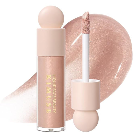 KIMUSE Natural Glow Liquid Filter, Weightless Liquid Highlighter & Cruelty-Free