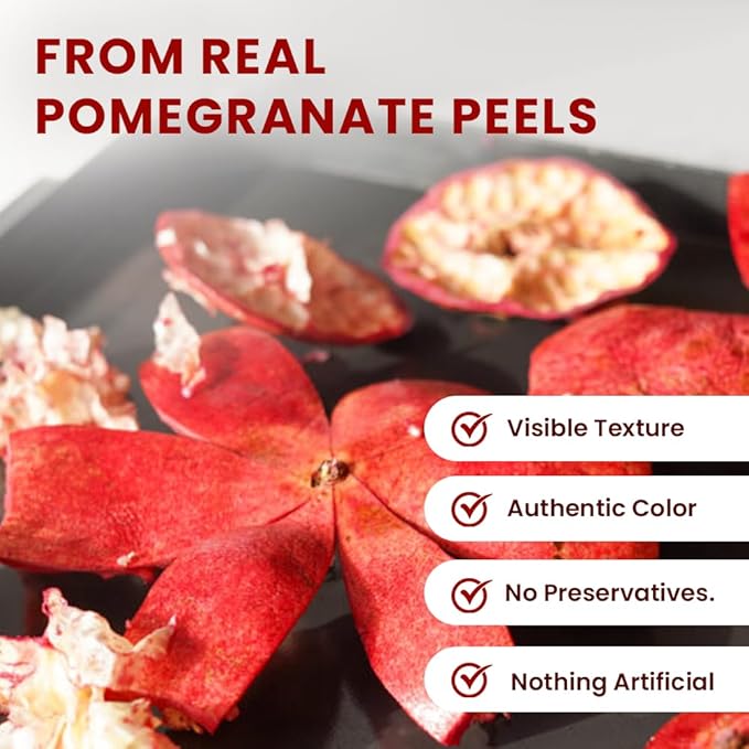 bixa BOTANICAL Pomegranate Peel Powder | Herbal Tea, Skincare & DIY Beauty | Punica Granatum, Ayurvedic Herbal Supplement | Gluten Free, Non-GMO, Steam Treated, Vegan, 100% Pure | 200g / 7oz