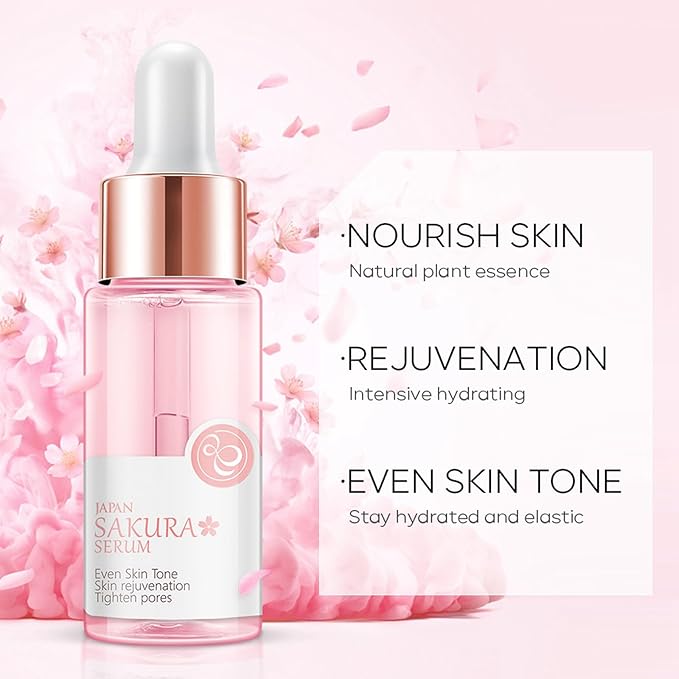Sakura Skin Care Set, Skin Care For Teens 10-12, Travel Essentials Skincare Gift Set For Women - Cream, Serum, Eye Mask, Lip Mask, 5 Sleeping Mask, 5 Mud Mask, Hydrating Teen Skincare Kit