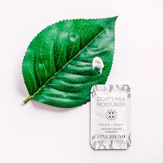 Little Seed Farm Goat's Milk Face Moisturizer - All Natural, Organic Moisturizer Face Cream - Travel Size