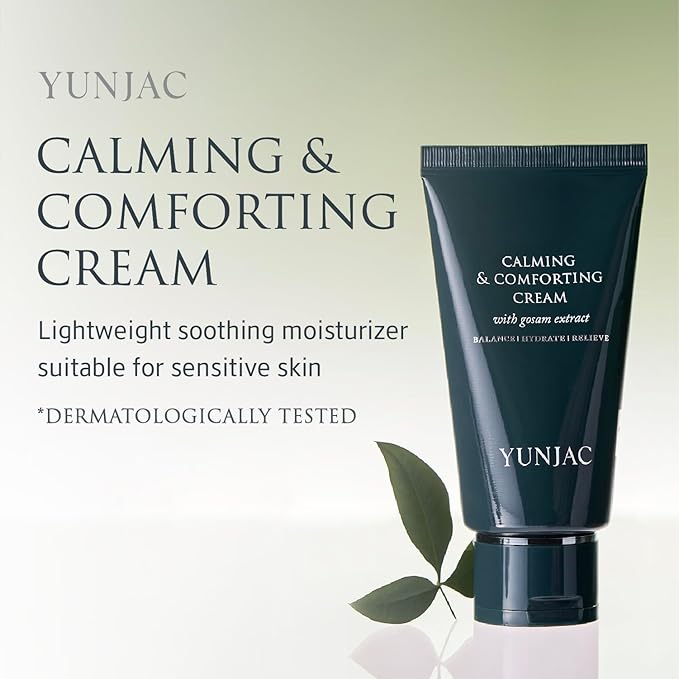 Calming & Comforting Cream (2.12 oz) - Lightweight Gel Texture Moisturizer for Sensitive Skin. Soothing Hydration Skin, Light Moisture Shield Before Makeup Application.