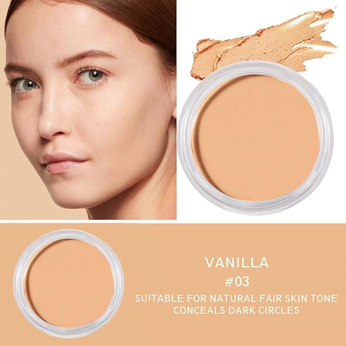 Kaely Cream Pot Concealer Full Coverage Set,Conceal Brighten
