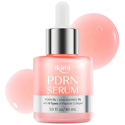 Salmon DNA PDRN Serum – With Niacinamide, Hyaluronic Acid & Peptides – Anti-Aging, Hydrating, Deep Hydration & Moisture Lock Essence – Korean Skin Care – 1.0 fl oz(Pack of 1)