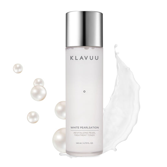 KLAVUU Hydrating Milky Toner with Pearl & Niacinamide – Facial Toner for Skin Glow, Wrinkle Care & Moisture Balance, Korean Skincare (4.76oz)