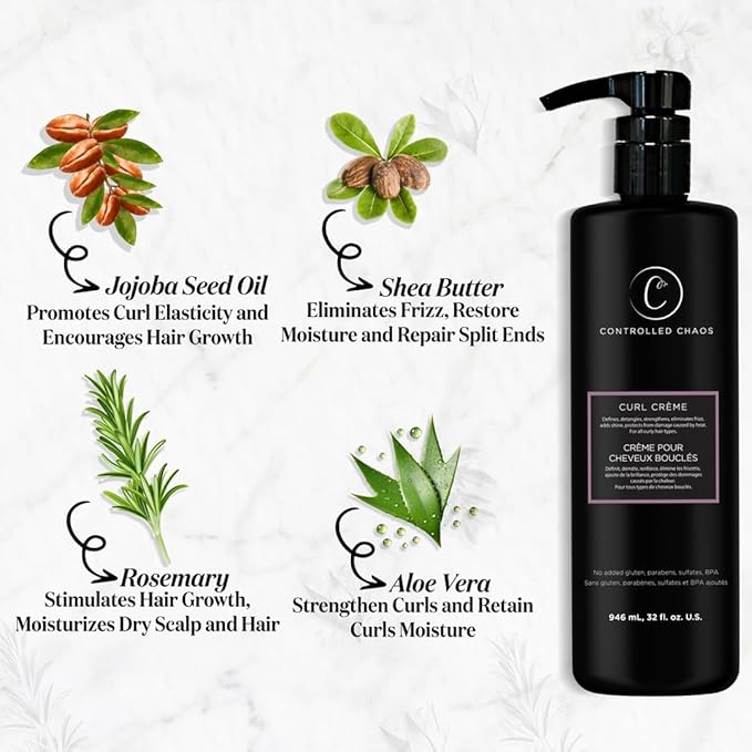 Controlled Chaos As Seen on Shark Tank Sulfate Free Hair Cleanser for Build Up – Deep Cleansing & Hydrating Scalp Cleanser for All Hair Types – Ideal for both Men & Women, Made In USA (32 oz)