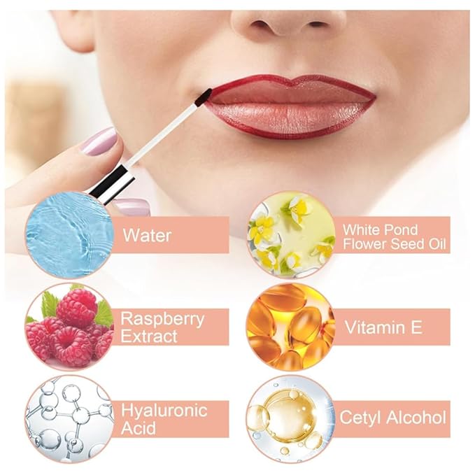 GECOMO Lip Liner Peel Off Lip Liner Tattoo, Peel Off Lip Stain, Long Lasting Lip Stain Peel Off Lip Liner Tattoo Highly Pigmented Lip Tint Stain - Dark Brown