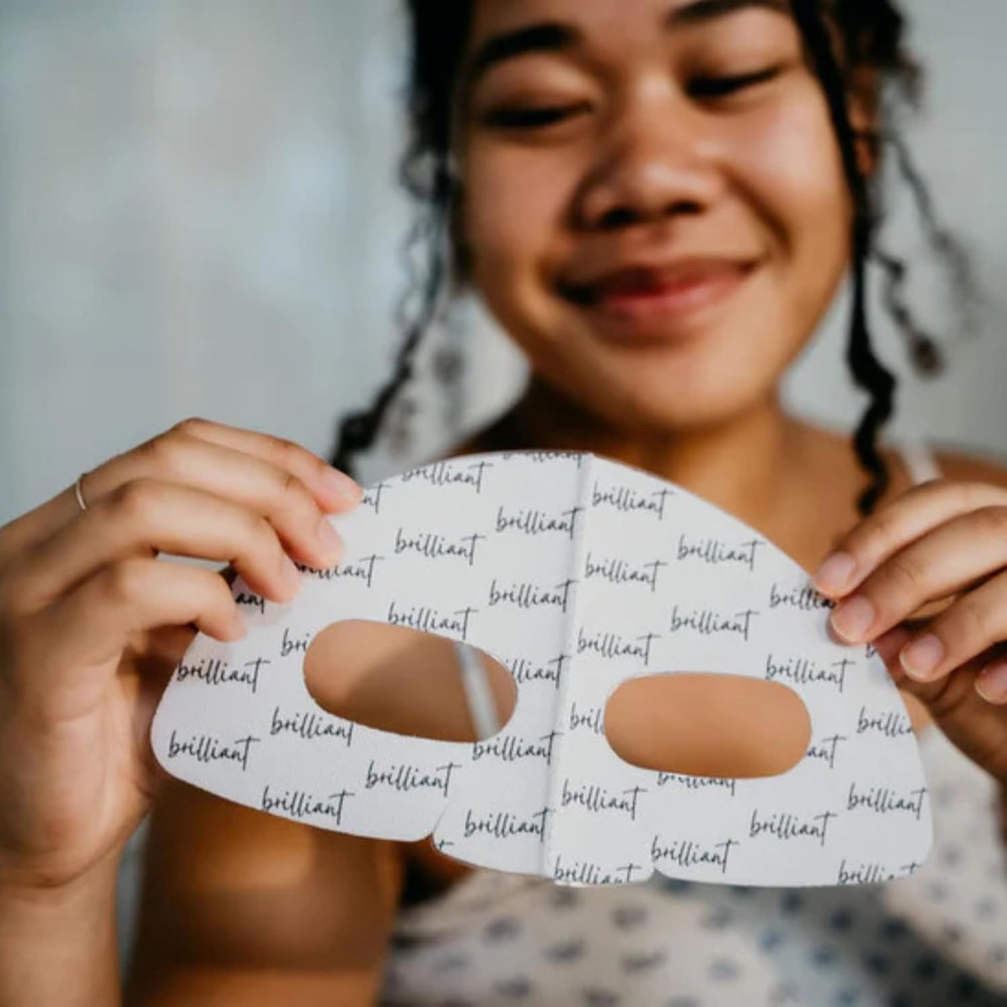 HumanKINDglow. Hydrogel Mask – Face Masks Skincare | Korean Facial Masks for Women Skin Care | Overnight Firming, Hydrating, Anti-Aging Face Mask Skincare with Inspirational Affirmation