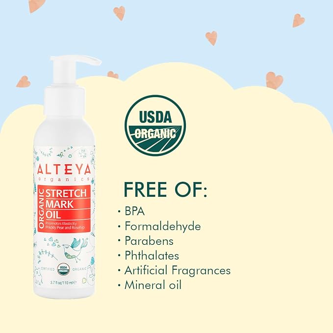 Alteya Organics Organic Pregnancy Stretch Oil Oz/110mL