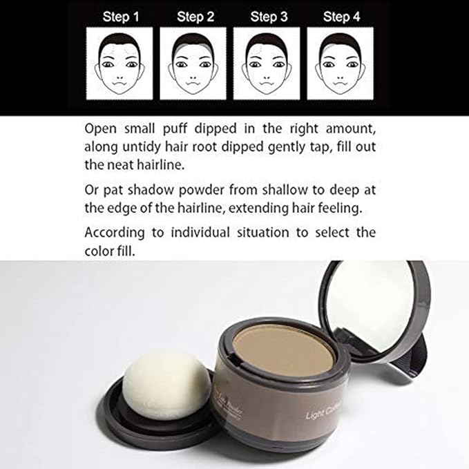 gowwim Hairline Powder (Med-Blonde) Instantly