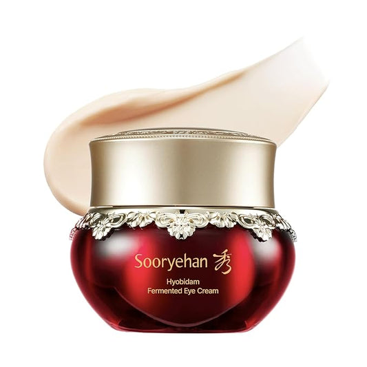 Sooryehan Hyobidam Fermented Eye Cream (0.84 fl oz) - Korean Skincare, Luxury Premium High-end Cream by LG Beauty. Intensive Skin Care.