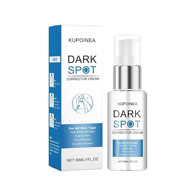 Dark Spot Corrector Cream with Retinol & Niacinamide Fade Age Spots, Sun Spots, Sun Damage & Uneven Skin Tone, Ceramide Barrier Repair + Hyaluronic Acid Hydration for/Serum/Women/Men（1 Fl Oz）
