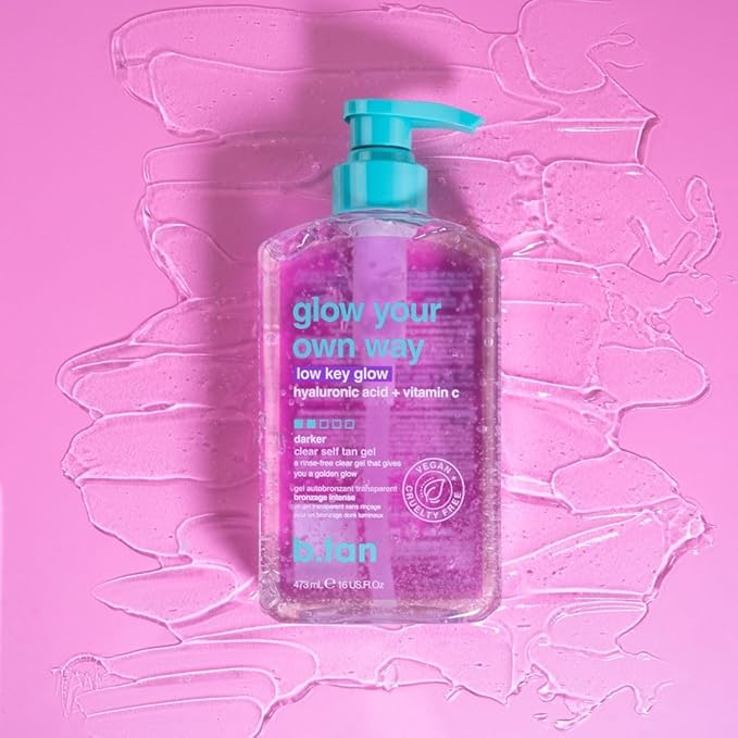 b.tan Dark Clear Self Tan Gel Tanning