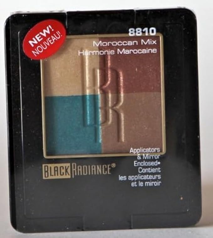 Black Radiance Eyeshadow Palette w/Applicators & Mirror 8810