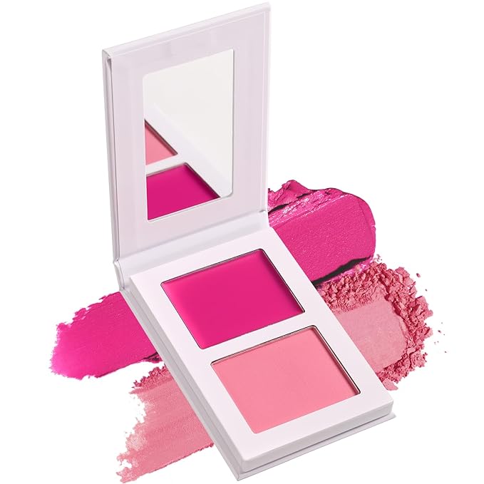 Pink Blush for Cheeks, Richly Pigmented Mineral Rubores (PINK 05#)
