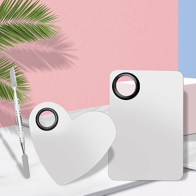 4 in 2 Set Makeup Mixing Palettes, 2 Mixing