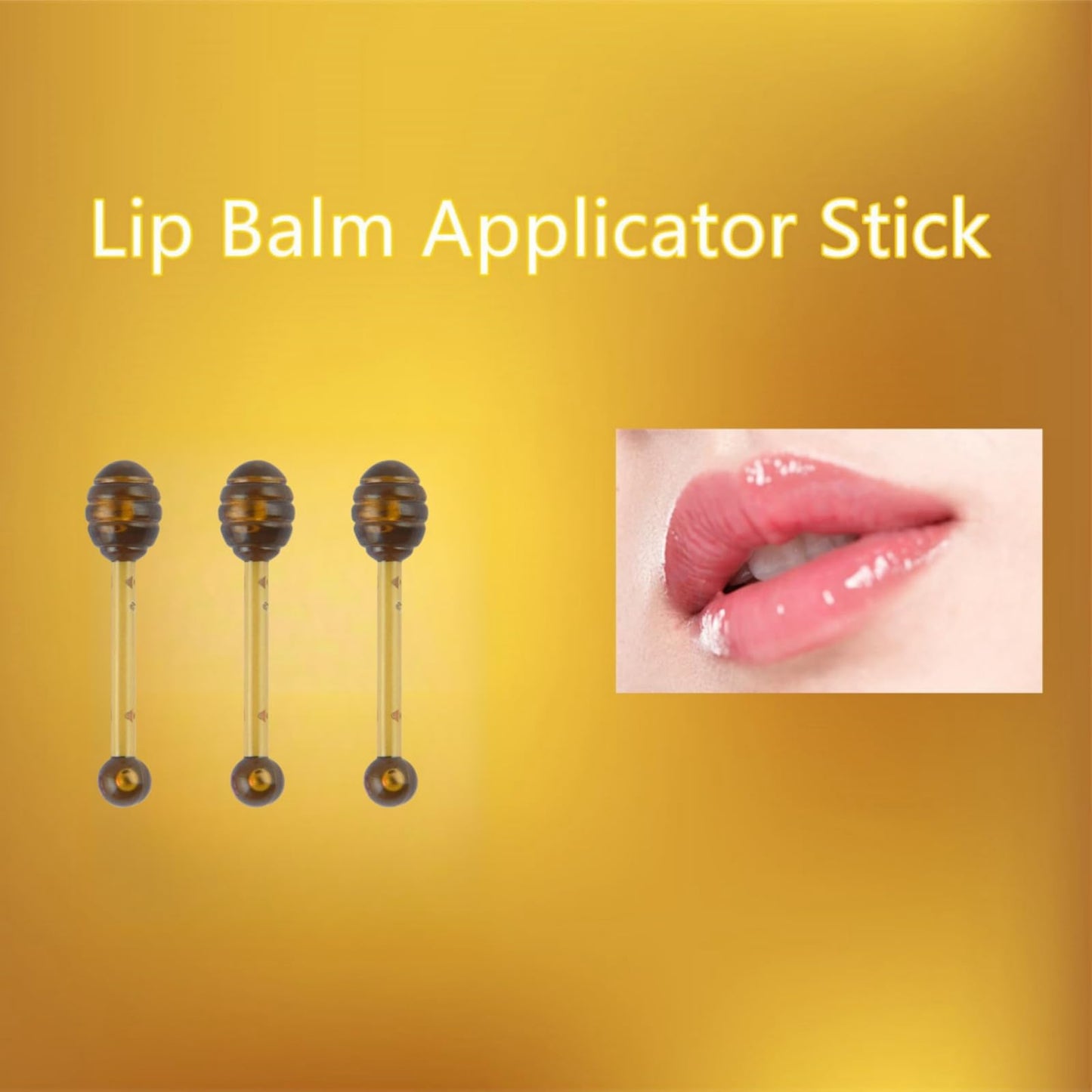 30 PCS Lip Balm Applicators Stick Honey Dipper Small Spoon Multiple Colour Honey Jar Jam Mini Lip Gloss Stick for Lip Balm