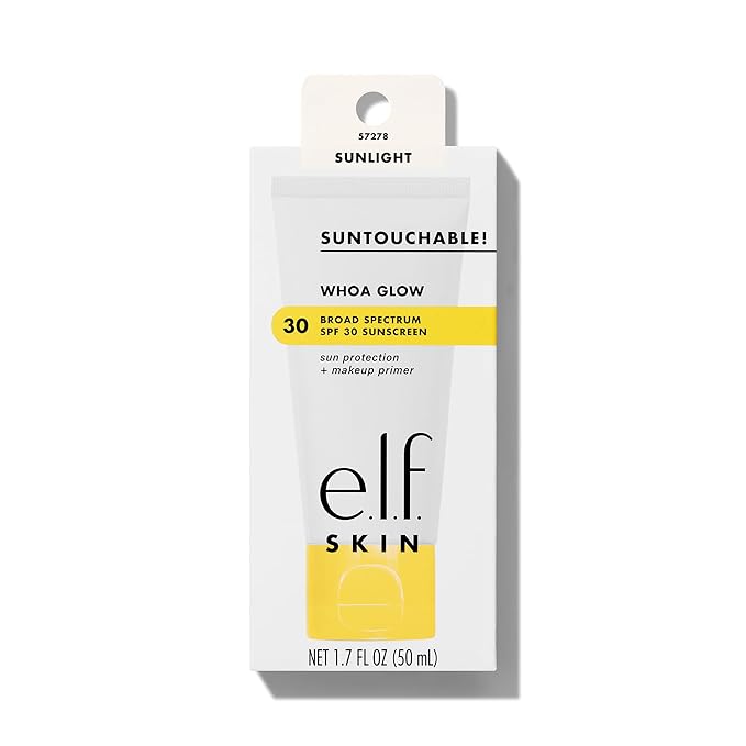 e.l.f. SKIN Suntouchable Whoa Glow SPF 30, Sunscreen Vary, Sunlight