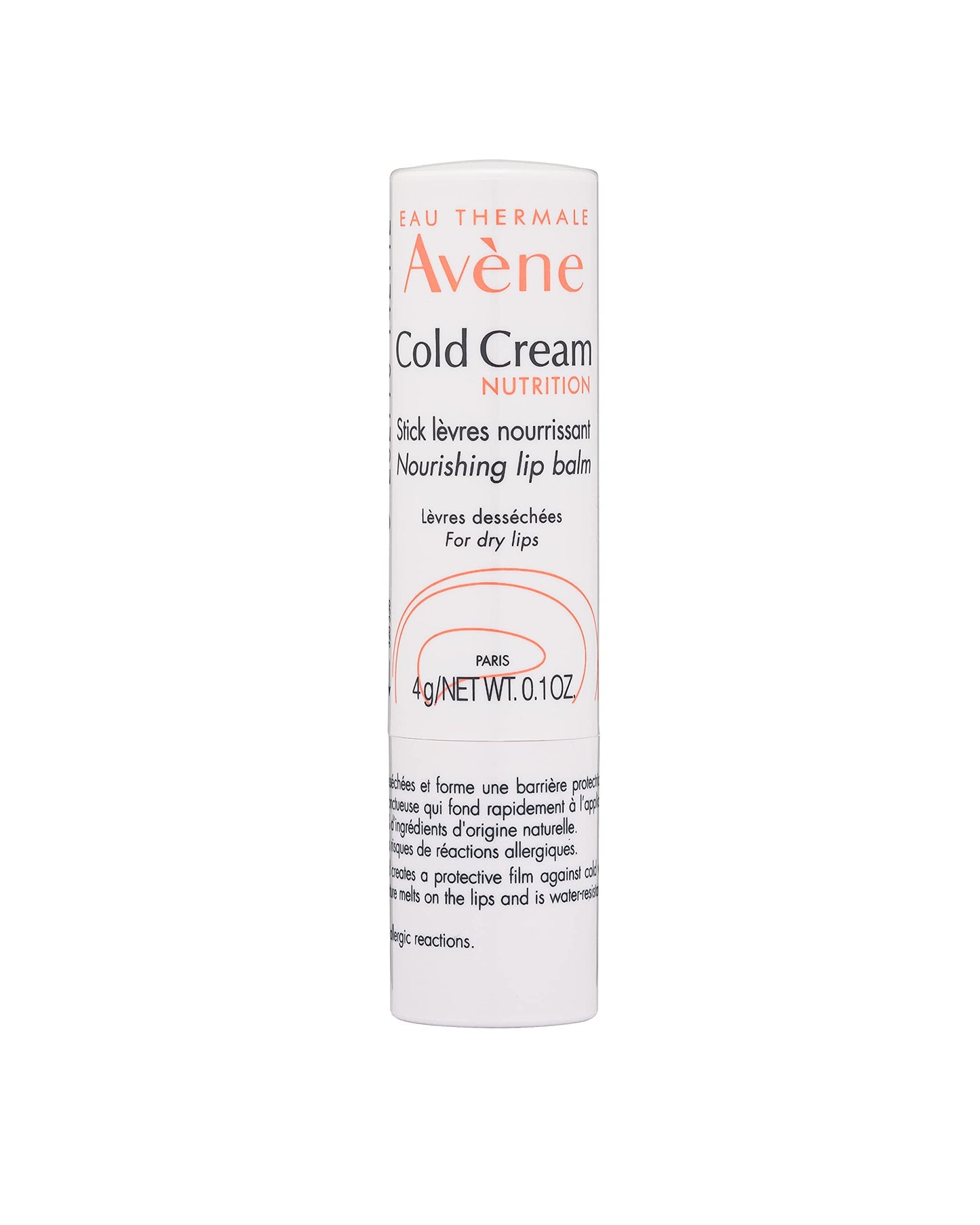 Avène Cold Cream Nutrition Nourishing Lip Balm, 0.1 Ounce