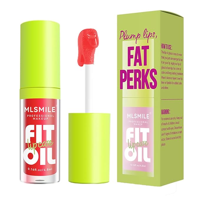 8 Colors Lip Oil Lip Glaze, Hydrating Lip