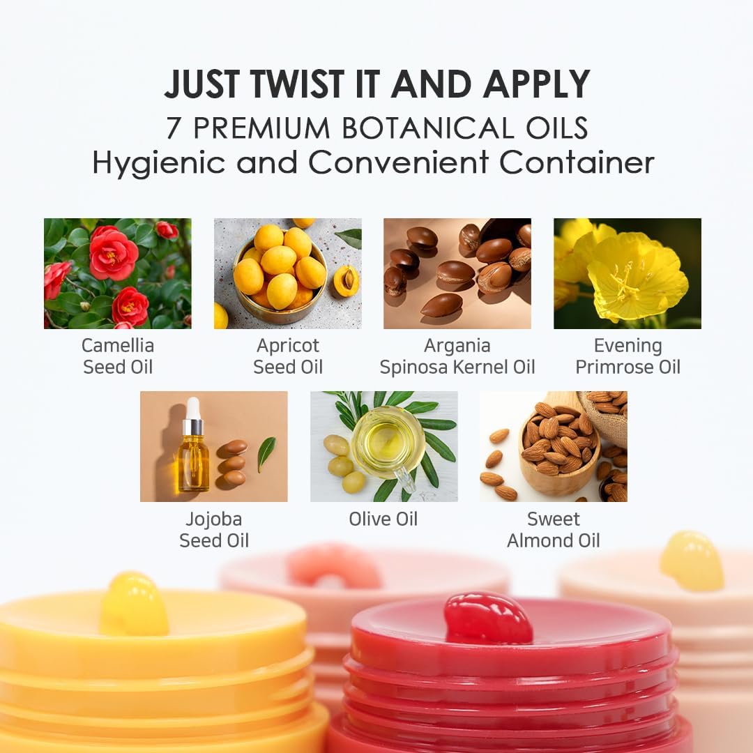 Glowiest Sweet Dreams Lip Oil Mask (Yuzu) | Hydrating Rich Oil-Gel-Layer, Extra Moisture, Boosting Nourishing, Long-Lasting Moisture, Korean Skin Care, K-Beauty