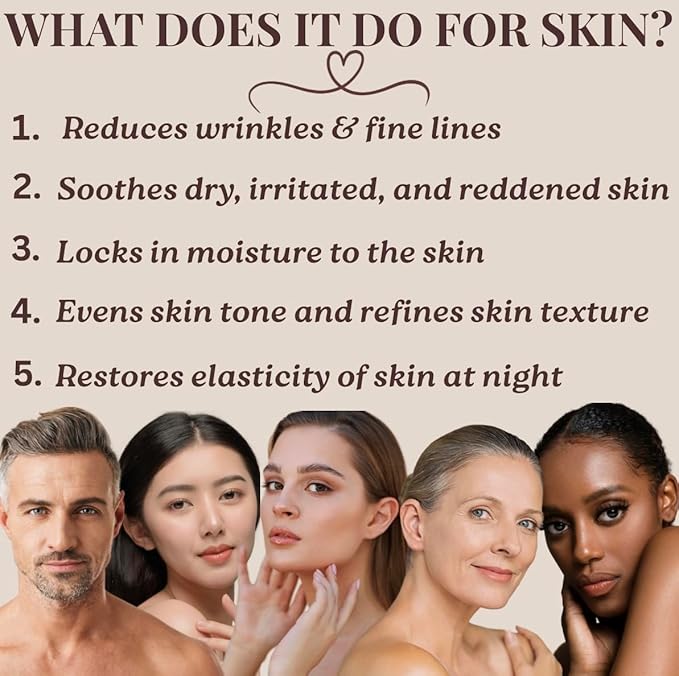 Beef Tallow for Skin - Organic Moisturizer Cream - 100% Grass Fed, Whipped - Anti-Aging, Deep Hydration Face Cream with Bakuchiol, Retinol Alternative for Wrinkle Repair, Eczema Relief & Brightening