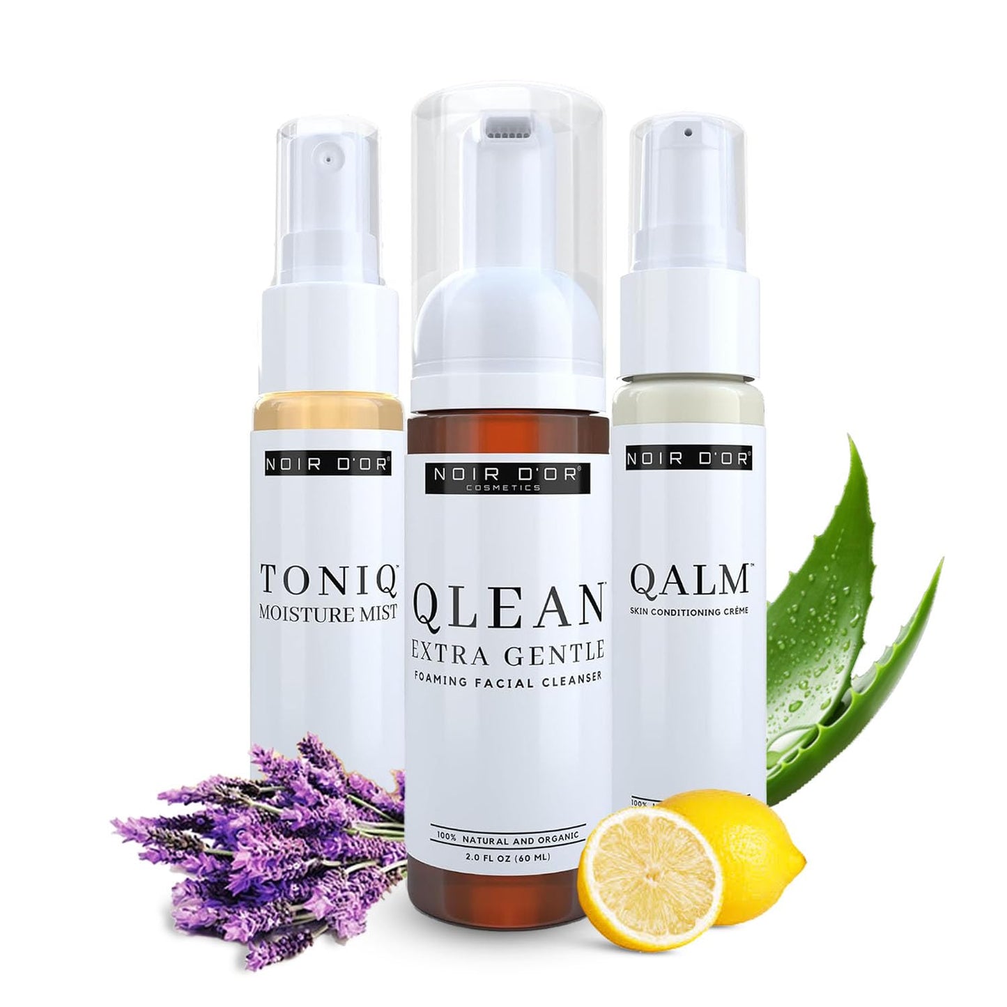 Noir D'or Acne Scar Treatment | Three-Step Extra Gentle Repair Set for Hyperpigmentation, Dark Spot Removal, and Breakouts | Face Skincare