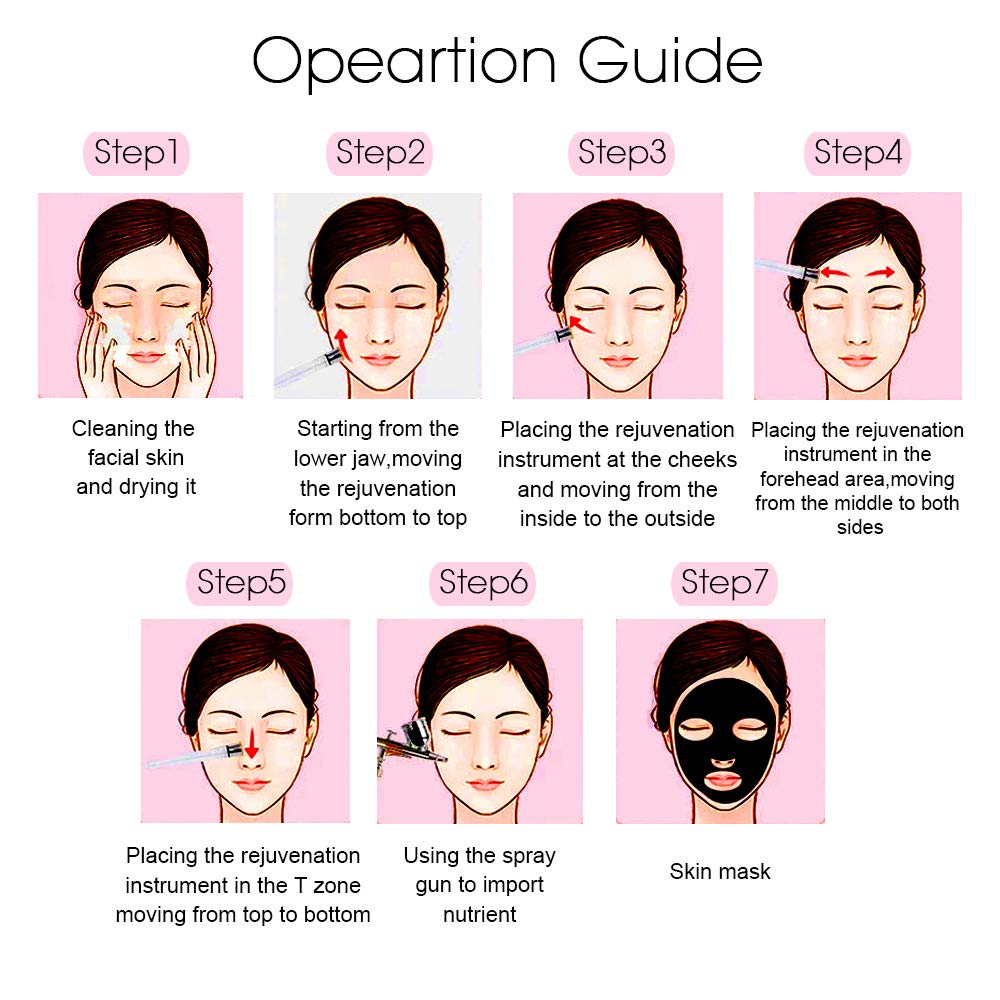 Diamond Microdermabrasion Machine with Spray Gun, Dermabrasion Facial Machine, Professional Microdermabrasion Kit, Esthetician Supplies, Upgraded【3-in-1】Beauty Machine