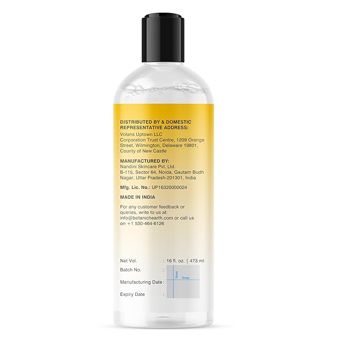 Botanic Hearth Bi|Phasic Micellar Water 16 Fl Oz | Gently Cleanses, Makeup Remover With Dual|Phase Formula, Suitable For All Skin Types