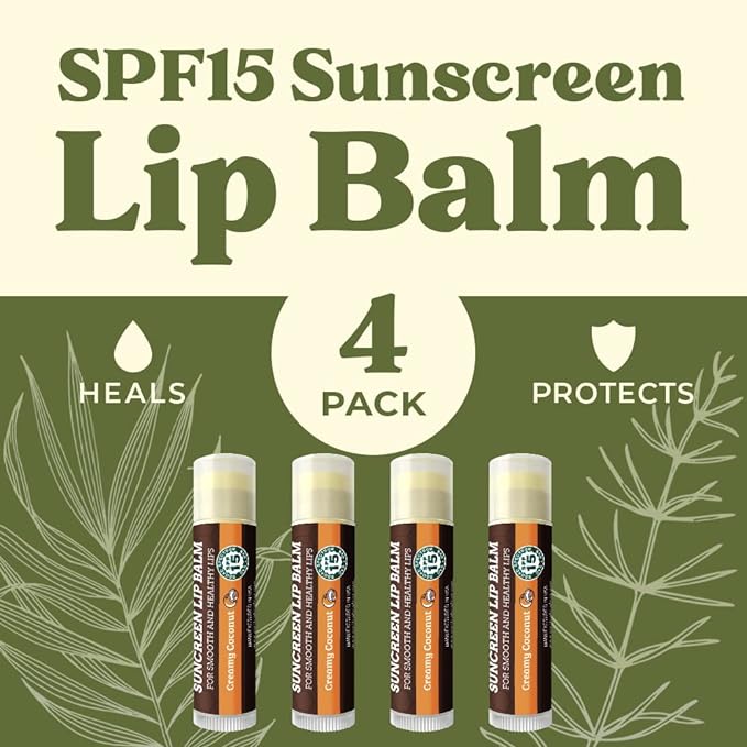 SPF Lip Balm 4-Pack by Earth's