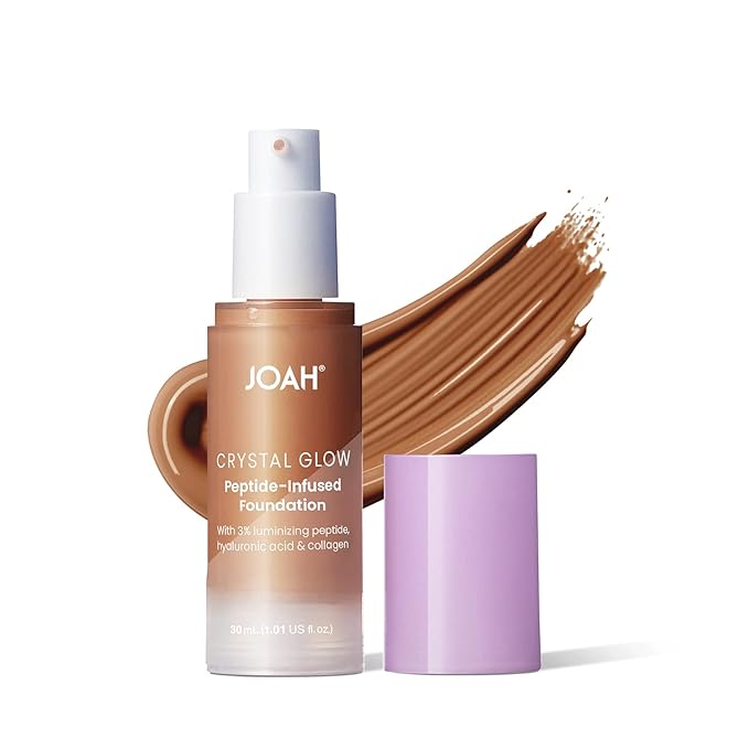 JOAH Peptide Infused Foundation, 2-1 Korean Face Makeup 1.01 Oz