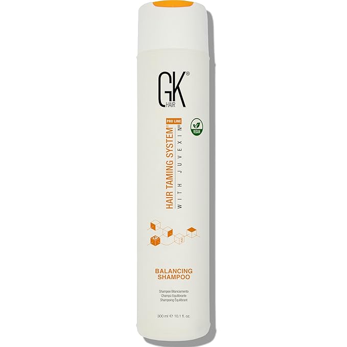 GK HAIR Balancing Shampoo Cleanses and Removes Buildup with Keratin Treatment For Oily Control Flaky Itchy Dry Scalp Thinning nourishing Hair Sulfate Free Women and Men – 10.1 Ounce