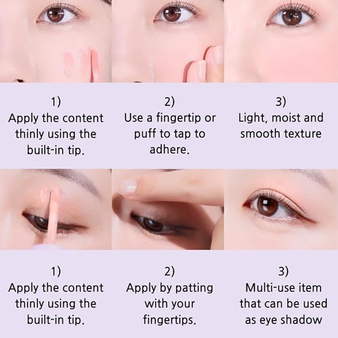 Fluffy Air Blusher 5 Colors - Lightweight Melting MAUVE LAVENDER)