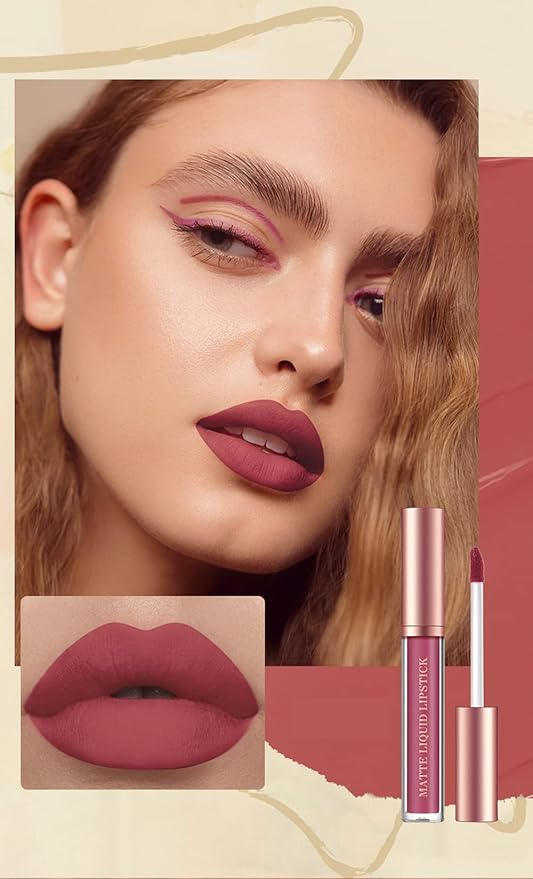 BestLand 12Pcs Matte Liquid Lipstick + Lip Liner