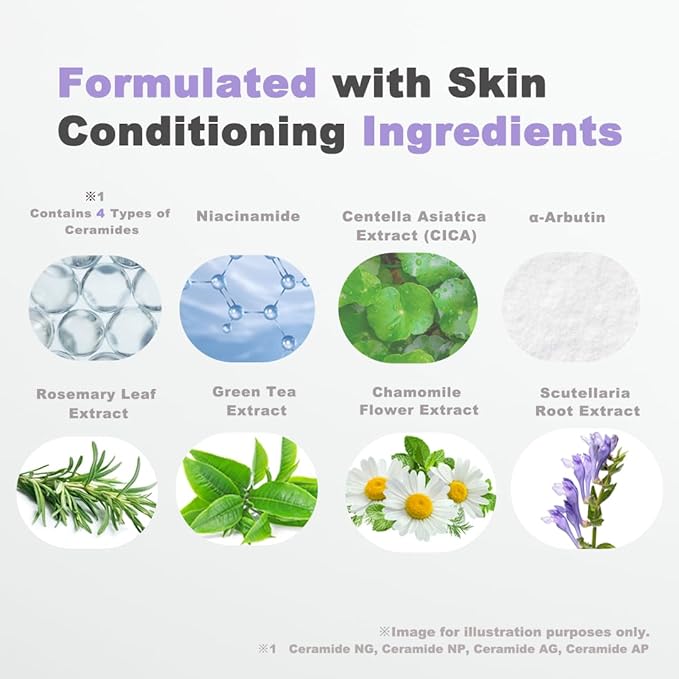 BUSY 4-in-1 All-in-One Gel Moisturizer – Toner, Serum, Emulsion & Cream in One | Lightweight Hydration with Niacinamide, Ceramides & Cica | Made in Japan | 5.29oz