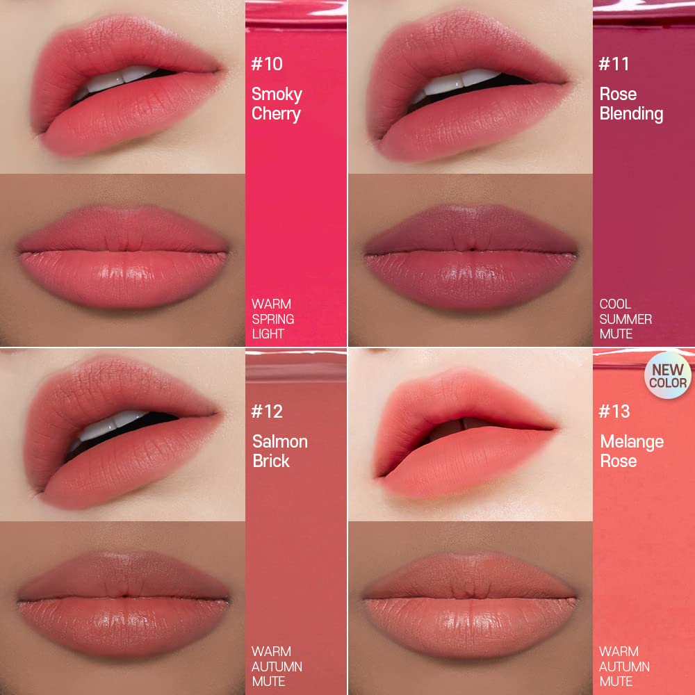 ETUDE Fixing Tint 4g | Long Lasting, High Pigmented Liquid Lipstick, Lip Stain, Waterproof, Lightweight matte finish, Full Coverage (#07 Cranberry Plum)