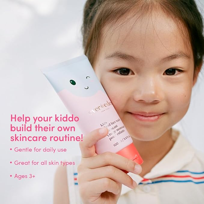 Evereden Kids Cloud Face Wash: Tropical Sorbet, 3.4 fl oz | Creamy & Fun Skin Care for Kids | Easy-to-Use Face Wash | Non-toxic Skin Care for Sensitive Skin