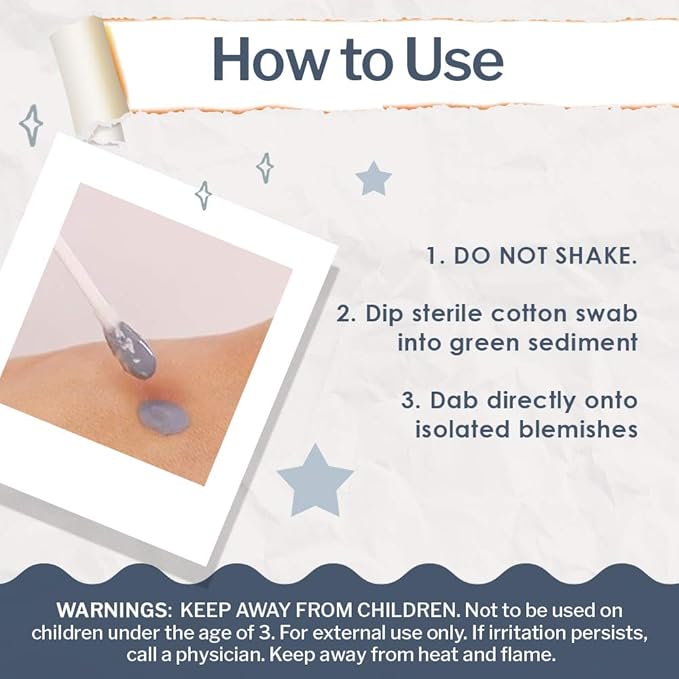 Bye Bye Blemish Drying Lotion Volcanic Ash | Acne Drying Solution To Assist With Blemish Prevention | 1 Fl. Oz.