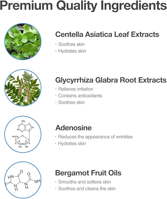 Toning Gel 50ml / 1.69 fl.oz – Premium Hydrating Gel Toner with Centella & Licorice Root Extracts, Adenosine Anti-Wrinkle, Soothing Care for Dry & Sensitive Post-Treatment Skin