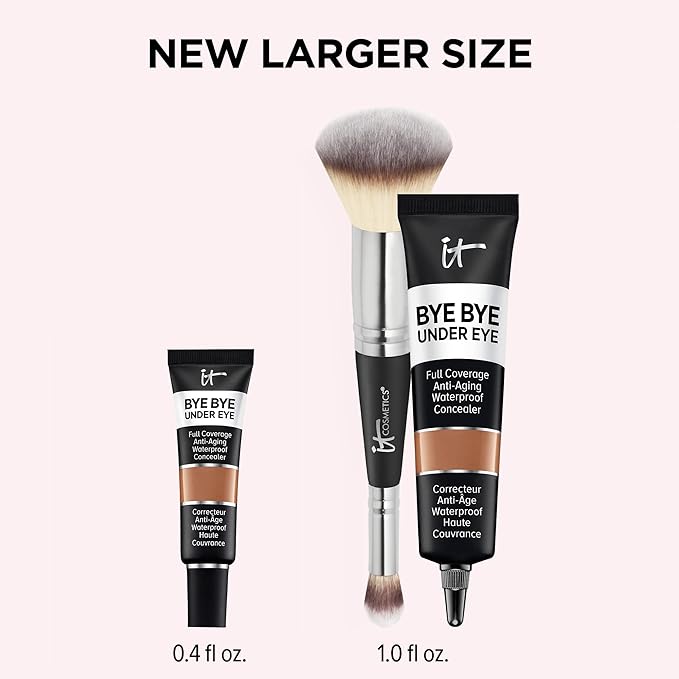 IT Cosmetics Makeup Set - Includes Supersize Bye 1 fl oz