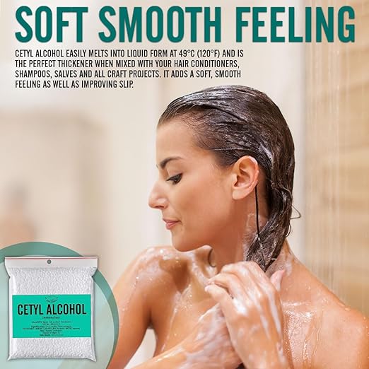 Cetyl Alcohol for Homemade Cosmetics, Lipsticks, oz