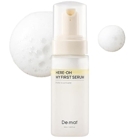 Here-Oh My First Hydrating Serum with Hyaluronic Acid | Facial Serum for Glowing Skin & Skin Barrier Repair | Korean Serum for Dry Skin & Sensitive Skin (1.69 fl oz)
