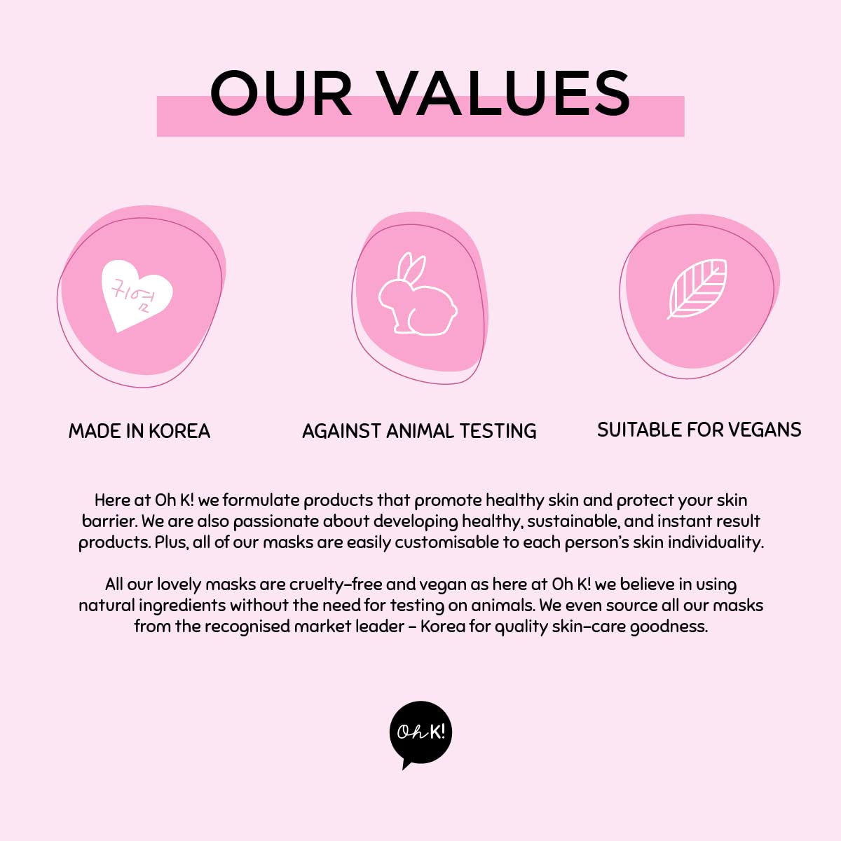 Oh K! Sheet Mask - Watermelon - Moisturizing Face Mask - Hydrating Face Sheets - Enriched with Hyaluronic Acid, Vitamin C - Korean Skincare - 1 Pc