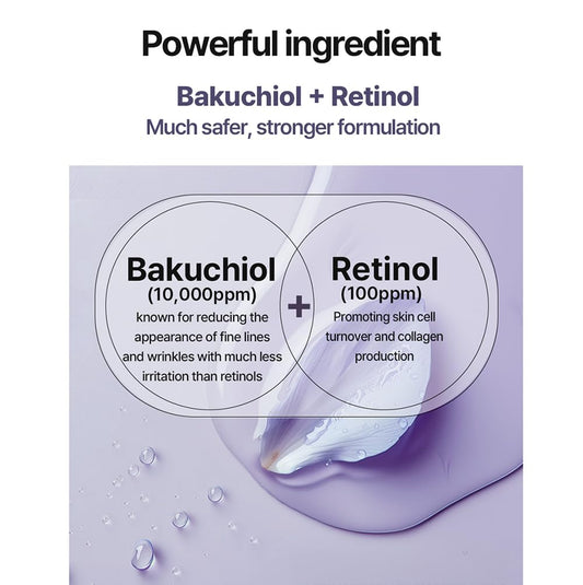 HEIMISH RX Retinol Bakuchiol Eye Cream - Daily Eye Cream for Anti Aging, Firming, Anti Wrinkle, Hydrating with Retinol, Non-greasy Formula, Korean Skincare, 30ml (1.01 fl. oz)