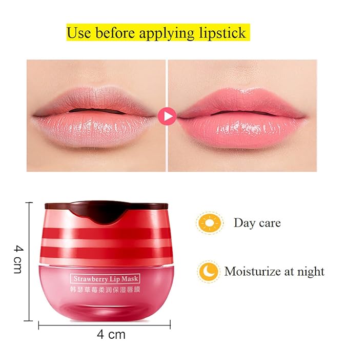 2 Pcs Bee Lip Balm Honey Wrinkle