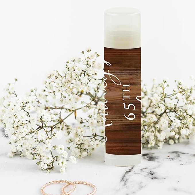 Andaz Press Personalized Milestone Birthday Party Balm