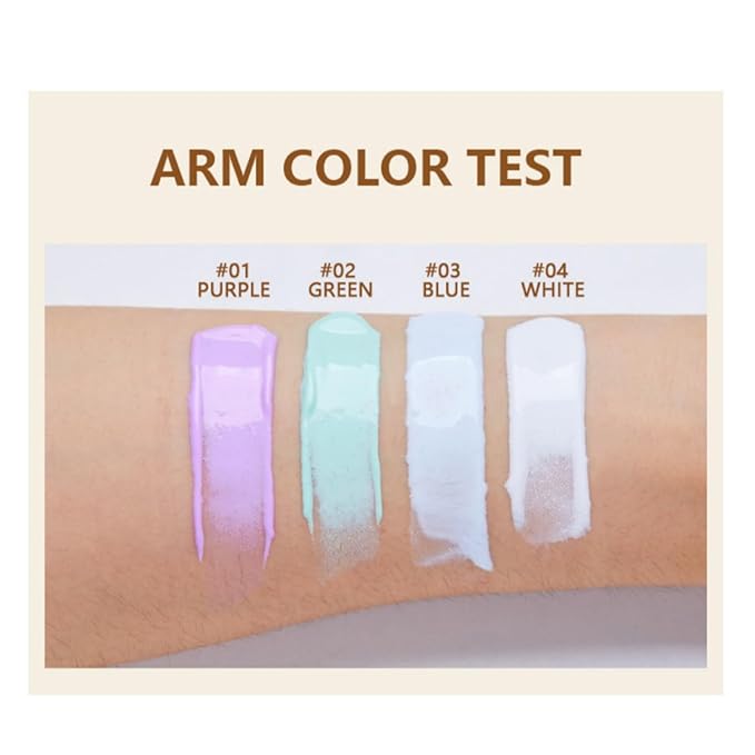 MAEPEOR Moisturizing Face Primer 4 Colors Long Lasting