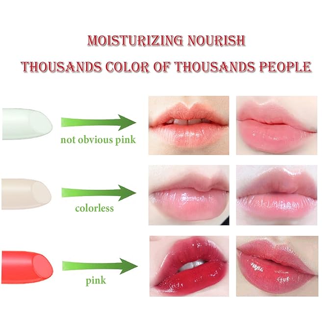 Aloe Vera Lip Balm Color Change Moisturizing