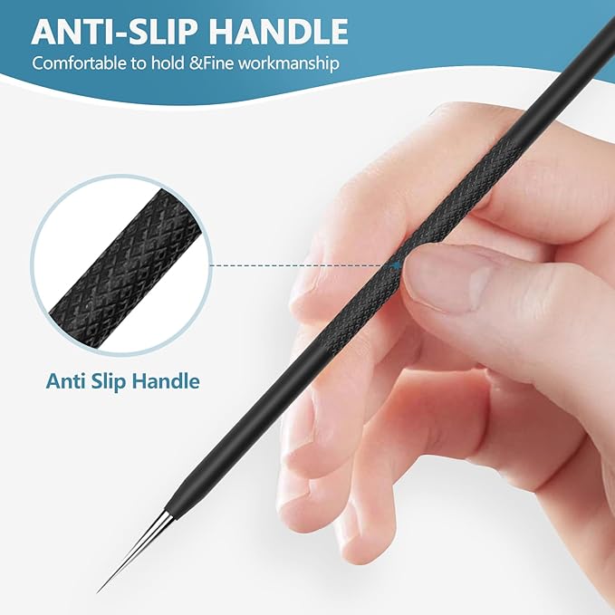 Pimple Popper Tool Kit,Blackhead Remover Tool 6 Pcs Blackhead Extractor Tool for Face Comedone Zit Acne Whitehead Blemish, Stainless Steel Extraction Tools Set